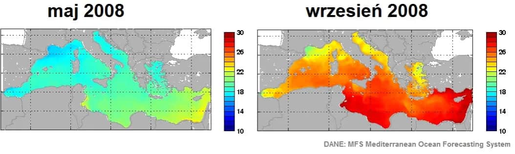 Jaka temperatura wody w Bałtyku? Od 18 do 22°C. Gdzie najcieplej?