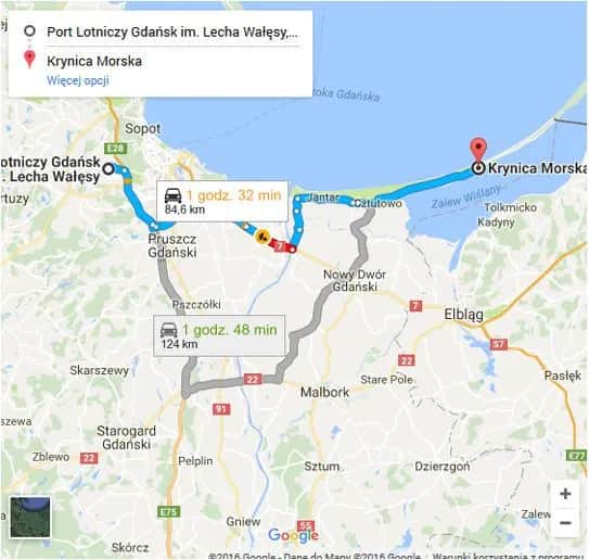 Jak dojechać z Gdańska do Krynicy Morskiej? Wybierz najlepszy sposób!
